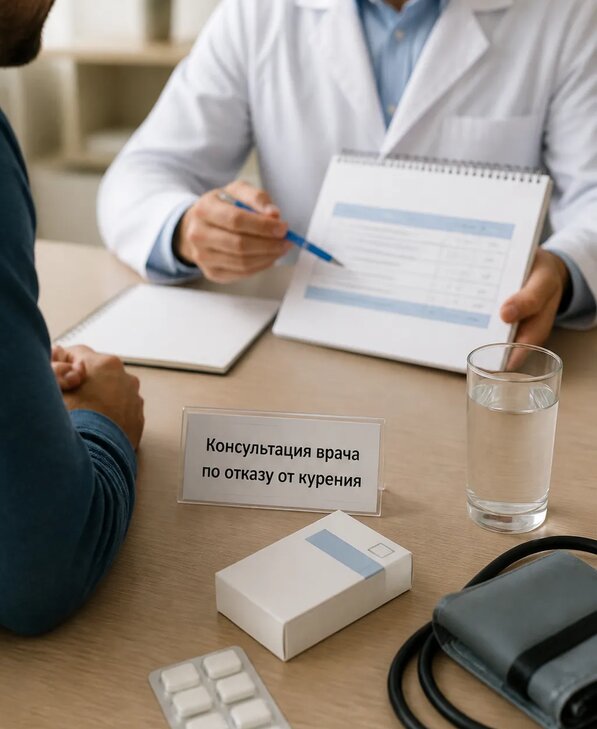 Консультация врача по отказу от курения для взрослых в Санкте-Петербурге